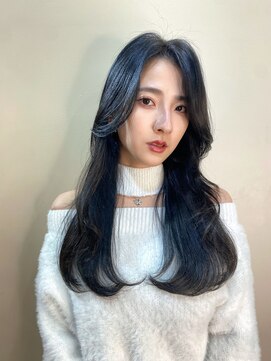 アリスバイアフロート 自由が丘(ALICe by AFLOAT) お色気レイヤーカットブルーブラック