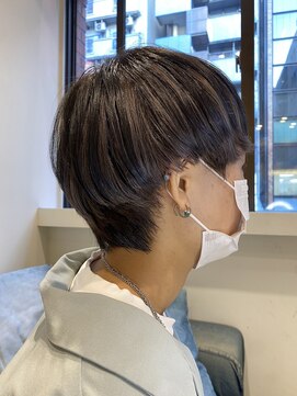 エイト新宿店(EIGHT shinjuku) ショート×アンブレラカラー