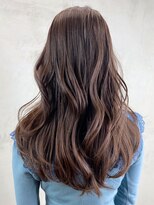 アイティーバイアルバム 藤沢店(IT by ALBUM)&nbsp;こっくりブラウン_斜めバンググレージュカラーシルキー_ba444071