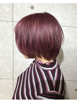 ヘアテリア リュウ 大塚(hair teria ryu) ベリーピンクショート【ryu 大塚 北口】