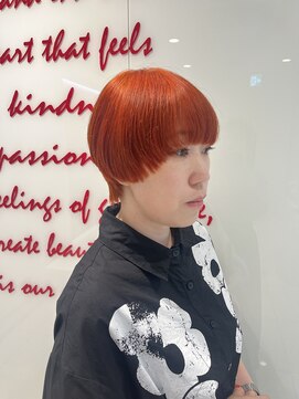 レイバイキングダム(Ley by KINGDOM) KINGDOM横浜/マッシュショート/オレンジカラー