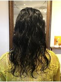 レイヤーカット　スパイラルパーマ