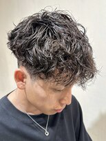 ビューブルー 亀戸錦糸町(VIEW BLUE)&nbsp;スペインカール/メンズマッシュショート/波巻きスパイラルパーマ