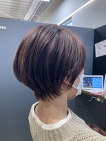 ヘアサロン セロ(Hair Salon SERO)&nbsp;ショートボブ×ピンクブラウン