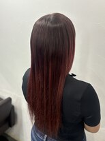 プルエクステのお店ネクスト(NEXT)&nbsp;#プルエクステ#レッド#赤髪