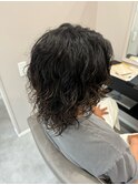 【ウルフパーマ】カット×スパイラルパーマ