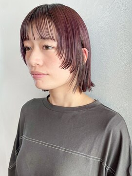 アイティーバイアルバム 下北沢店(IT by ALBUM) 秋色ピンクヘアーピンクグレープフルーツ_ba485551