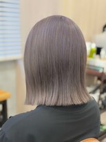 ユニバーストーキョー 池袋西口店(universe tokyo)&nbsp;ラベンダーグレージュ×切りぽなしボブ