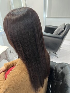 ランソ 新宿(RUNSO) 暗めカラー×グランマッシュ×デザインカラー