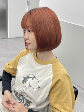 ゴウトゥデイシェアサロン 町田店(GO TODAY SHAiRE SALON) 色落ちまで楽しめるオレンジカラー♪