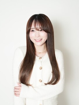 ルフュージュ バイ プロデュース 相模大野店(Refuge by Produce) シースルーバング/ストレートロング