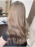 レイヤーカットオリーブグレージュミルクティーベージュ堺東