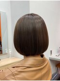 内巻きツヤ感ボブ×髪質改善