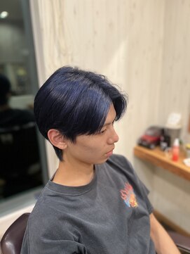 スモール チェンジ (the small change by LeR) センターパート×ダークブルー