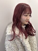 ラヴィズム 長岡店(LUVISM)&nbsp;韓国/顔周りレイヤー/ダブルカラー/ベージュ/前髪新潟長岡宮関