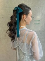 キャロルガーデンズ ボコカ 表参道(Carroll Gardens bococa)&nbsp;【kacho】結婚式ヘア　ポニーテール