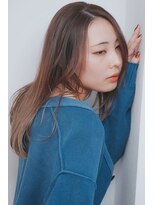 グリッター 泉中央店(GRITTERs) グレージュカラー 透明感 レイヤースタイル