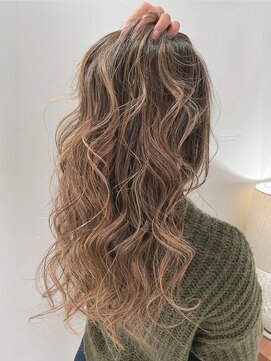 地毛ハイライト×グラデーションカラー