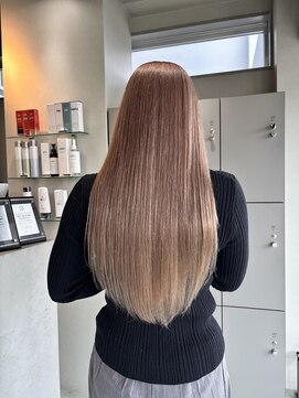 エイト 沖縄豊崎店(EIGHT toyosaki) 【EIGHT 豊崎】お客様スタイル［透明感ブラウンで叶う上品ヘア］