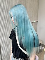 ソル ジングウマエ(SOL JINGUMAE)&nbsp;初音ミク/ターコイズカラー/水色カラー/ロングレイヤー