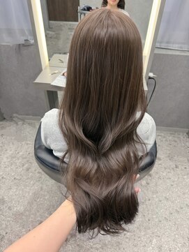 ボタン ハカタ(VOTAN hakata) 【柿本真優】ヘーゼルベージュ/ブリーチなしダブルカラー