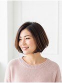川越/ショート/ボブ/ハイライト/白髪ぼかし/白髪染め