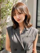 エストアール フクオカ 福岡博多店(est-r. Fukuoka)&nbsp;オリーブベージュ/アディクシーカラー/ボブ