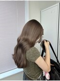 ダークパープルナチュラルショート夏のヘアアレンジ渋谷