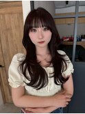 大分韓国かき上げレイヤーカット大人レイヤー顔まわりレイヤー