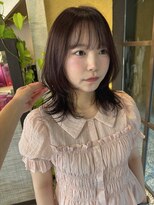 ゼロヘアー ガーデン(zero hair GARDEN)&nbsp;【透明感】　ハッシュカット×ラベンダーカラー