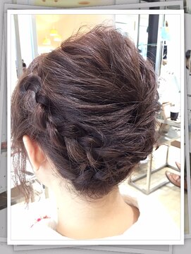 ウィル 都島店(WiLL) 大人可愛い20代20代30代40代 ふんわリオシャレ編み込みアレンジ