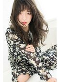 アッシュグレージュ×レイヤーウェーブ
