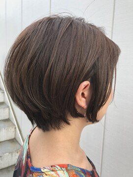 ルーファス 恵比寿 渋谷(Ruufus) 首元涼しいスッキリショートボブ【Ruufus恵比寿渋谷】314b3