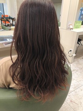 リンク ヘアアンドエステティック(Link Hair&Esthetic) ナチュラルグラデーションピンクカラー