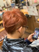ヘアースタジオ ビームス 西江井ヶ島店(Hair Studio BEAMS)&nbsp;オレンジカラー