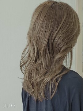 ヘアーズ 本店(HAIRZ) 《ＨＡＩＲＺ》藤井☆明るめグレー軽やかロング