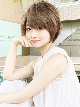 アンド ストーリーズ(&STORIES) シークレットハイライト/ラベージュ/ハンサムショート/江角力也