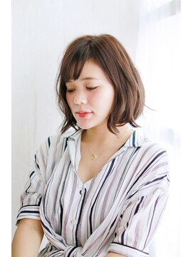 プティルカ ディーシー本店(PutiLuca D.C.) シースルーバングのゆる外ハネカール