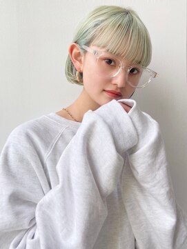 ゲーム 吉祥寺店(GAME) インナーカラー/ダブルカラー/ミルクティーベージュ/ボブ