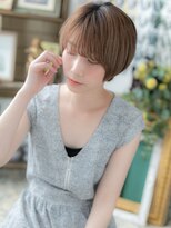 カバーヘアアンドスパ ブリス 浦和(COVER HAIR&SPA bliss)&nbsp;ハイライト斜めバング小顔グランドマッシュb浦和20代30代40代