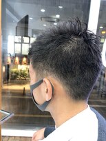 ヘッズ 本八幡店(HEADS)&nbsp;メンズショート　マッシュ　センターパート　メンズパーマ