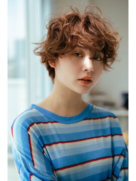 エニイ(ANY) ショート×無造作カール