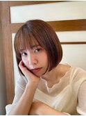 大人かわいいこなれミディ美髪ボブ