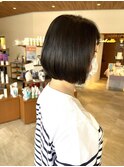 30代髪質改善で艶髪、美髪ボブ☆SARA志免店/山之内