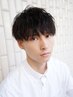 カット＆部分縮毛矯正(トップ以外)＆2stepトリートメント　￥17000