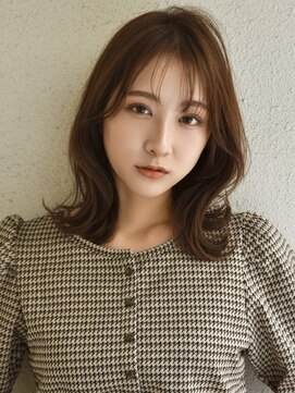 ブゾン(buZon) 【buZon ブゾン】外ハネくびれミディ☆シースルーバンク