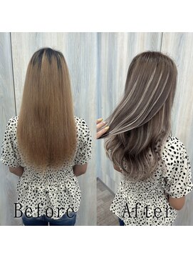 あるじゃんすー さいたま店 ホワイトベージュ#シールエクステ#韓国#グレージュカラー#大宮