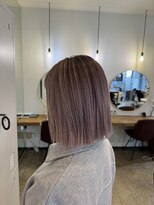 ラウブロッサム 大宮西口店(Lau Blossom)&nbsp;ミルクティー+ピンクベージュ　ダブルカラー