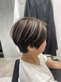 トッカ 町田店(tocca) パキッとしたハイライト。ハンサムショート