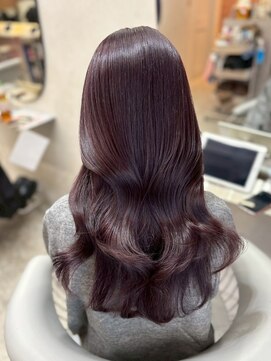 ラルム 新宿(LARME SHINJUKU) ブリーチありラベンダーピンク/髪質改善トリートメント【Kaya】